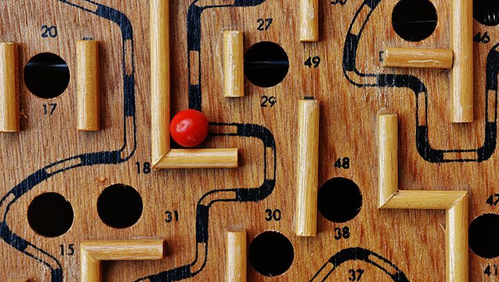 TeamBuilding - kommunikative Spieleecke - Riesen Kugellabyrith
