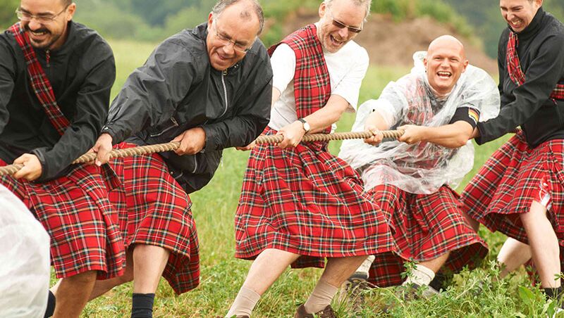 TeamEvent - Highland Games - Tauziehen im Schottenrock