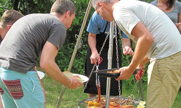 TeamEvent - Grillen und Lagerfeuer direkt am Neckar